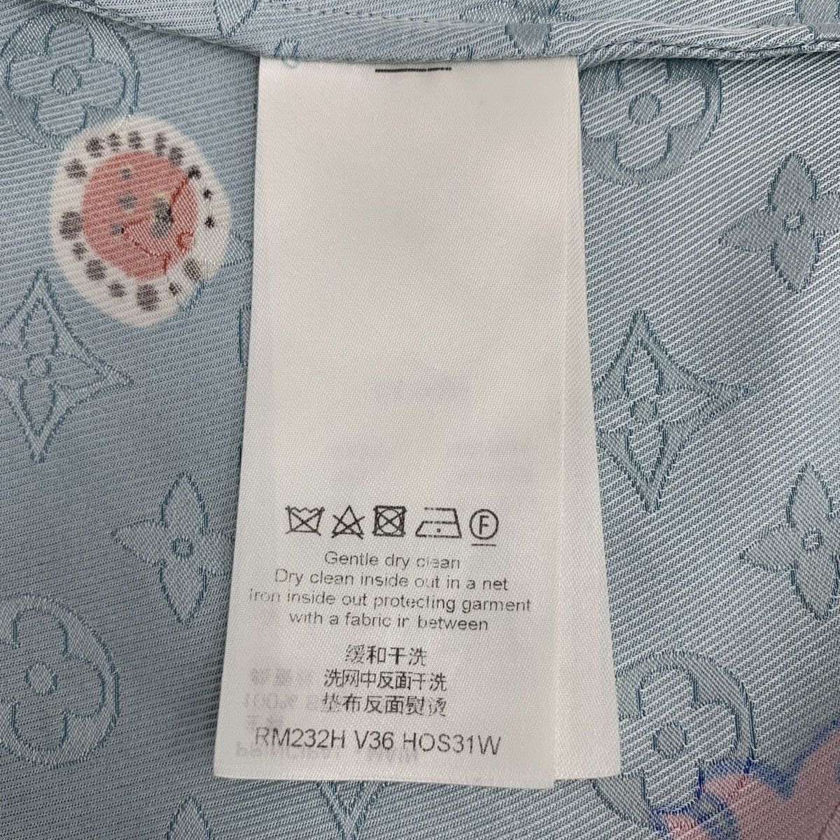 Louis Vuitton Louis Vuitton xYayoi Kusama Blue Shirt Size US L / EU 52-54 / 3 - 8 Thumbnail
