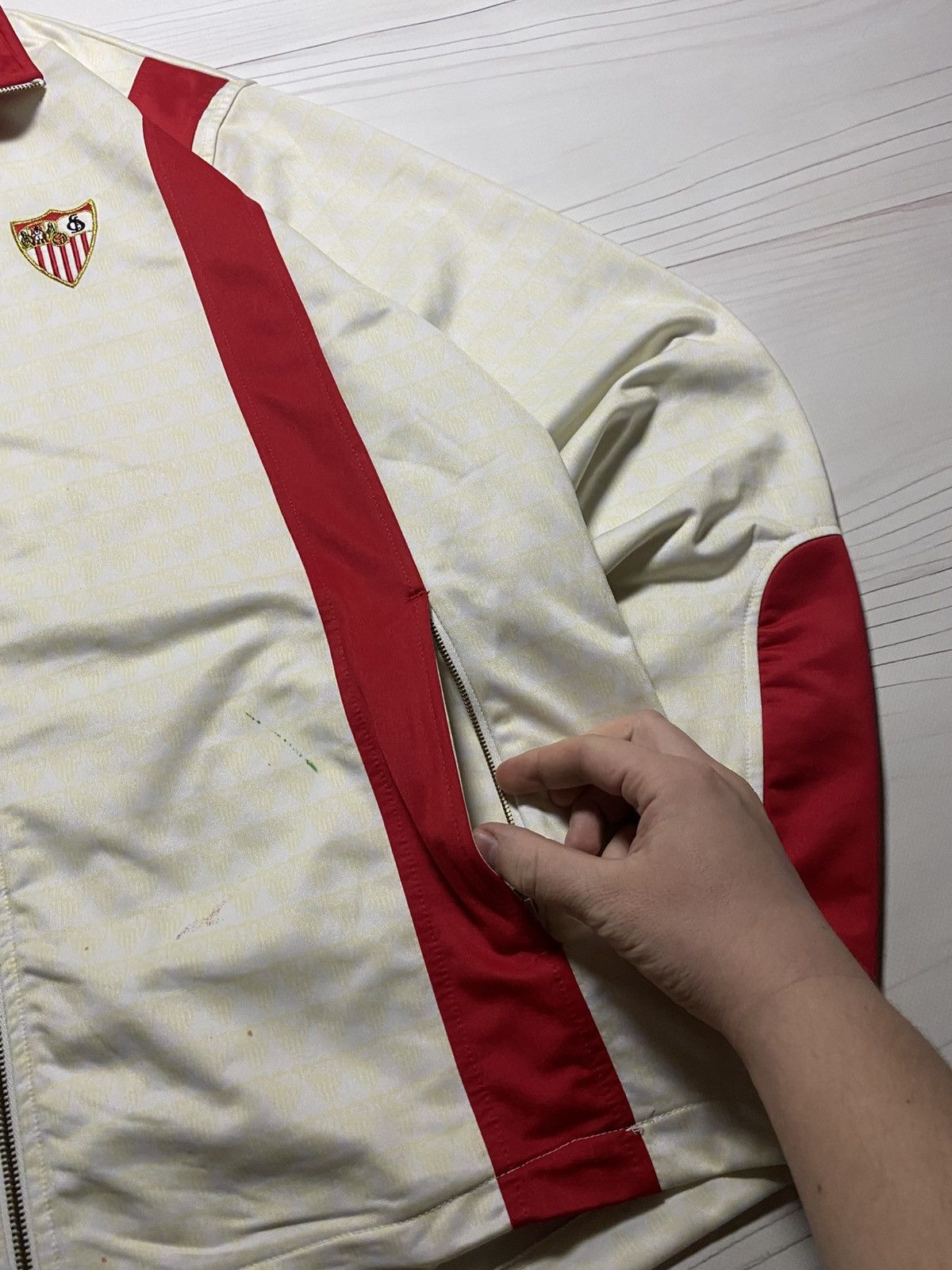 Vintage Vintage Joma Sevilla 2008/09 football y2k track jacket Size US XL / EU 56 / 4 - 10 Thumbnail