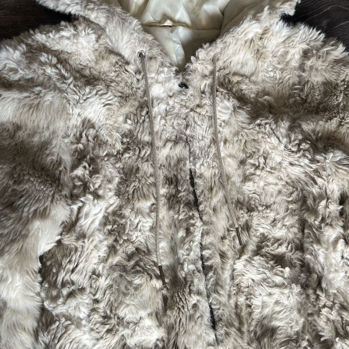 Vintage Vintage Y2K 2000s Abercrombie & Fitch Faux Fur Zip Up Hoodie Size S / US 4 / IT 40 - 5 Thumbnail