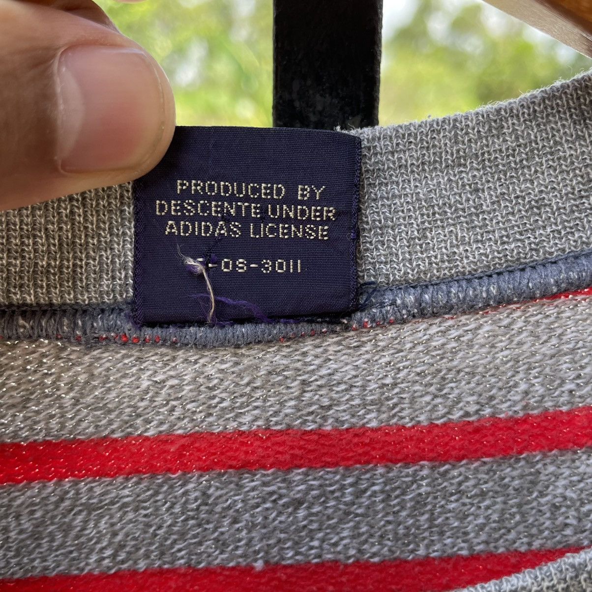 Adidas 🔥Vintage 90s Adidas Club Striped Crewneck Sweatshirts Size US S / EU 44-46 / 1 - 11 Thumbnail