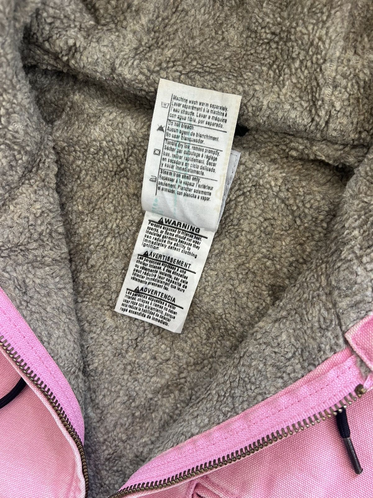 Carhartt Vintage J141 PKR Faded Carhartt Rose Detroit Hoodie Jacket Size US L / EU 52-54 / 3 - 12 Thumbnail