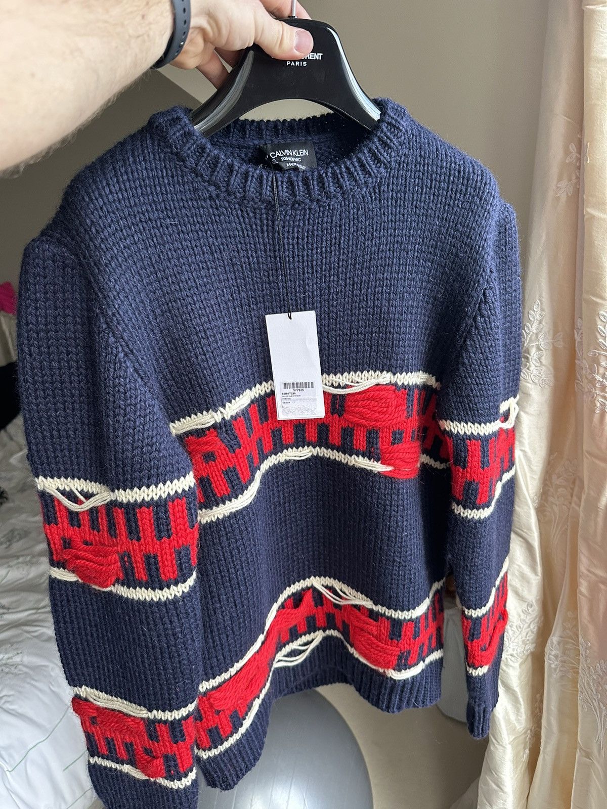 Calvin Klein 205W39NYC FW18 Calvin Klein 205w39nyc grail wool sweater RAF Simons Size US M / EU 48-50 / 2 - 21 Thumbnail