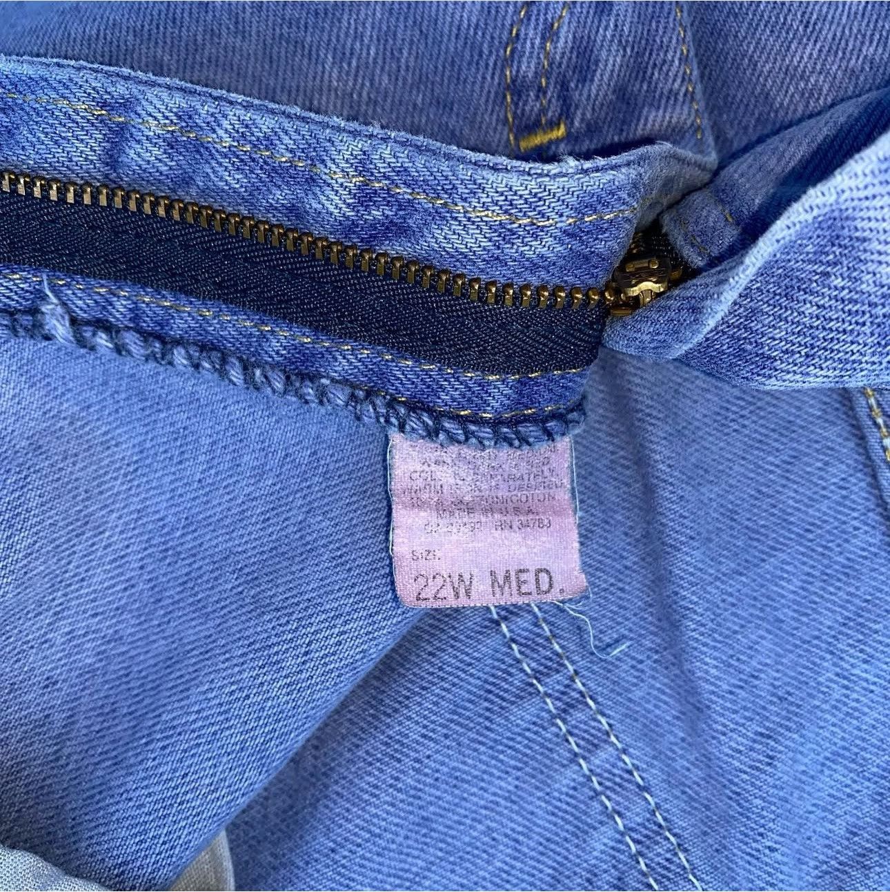 Lee Vintage 90s Lilac Lee Jeans Size 38" / US 16 / IT 52 - 4 Thumbnail