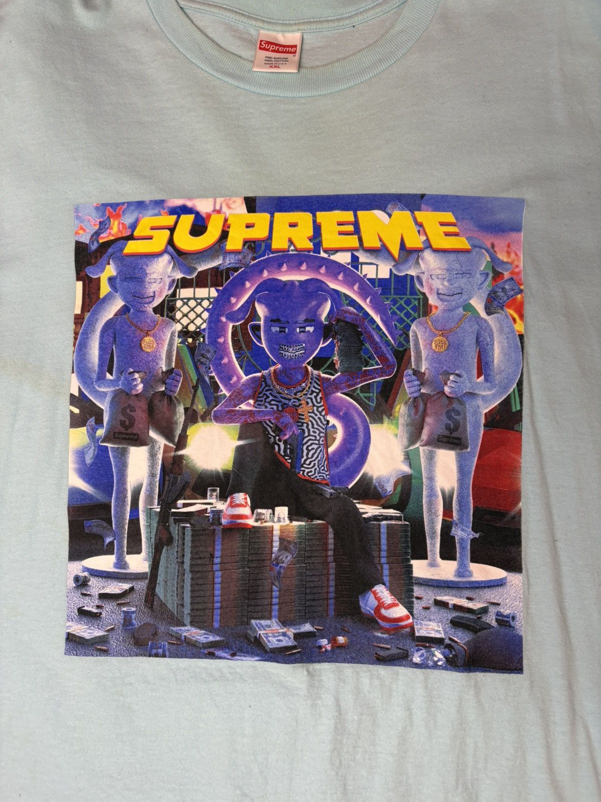 Supreme Supreme Richest tee Size US XXL / EU 58 / 5 - 2 Thumbnail