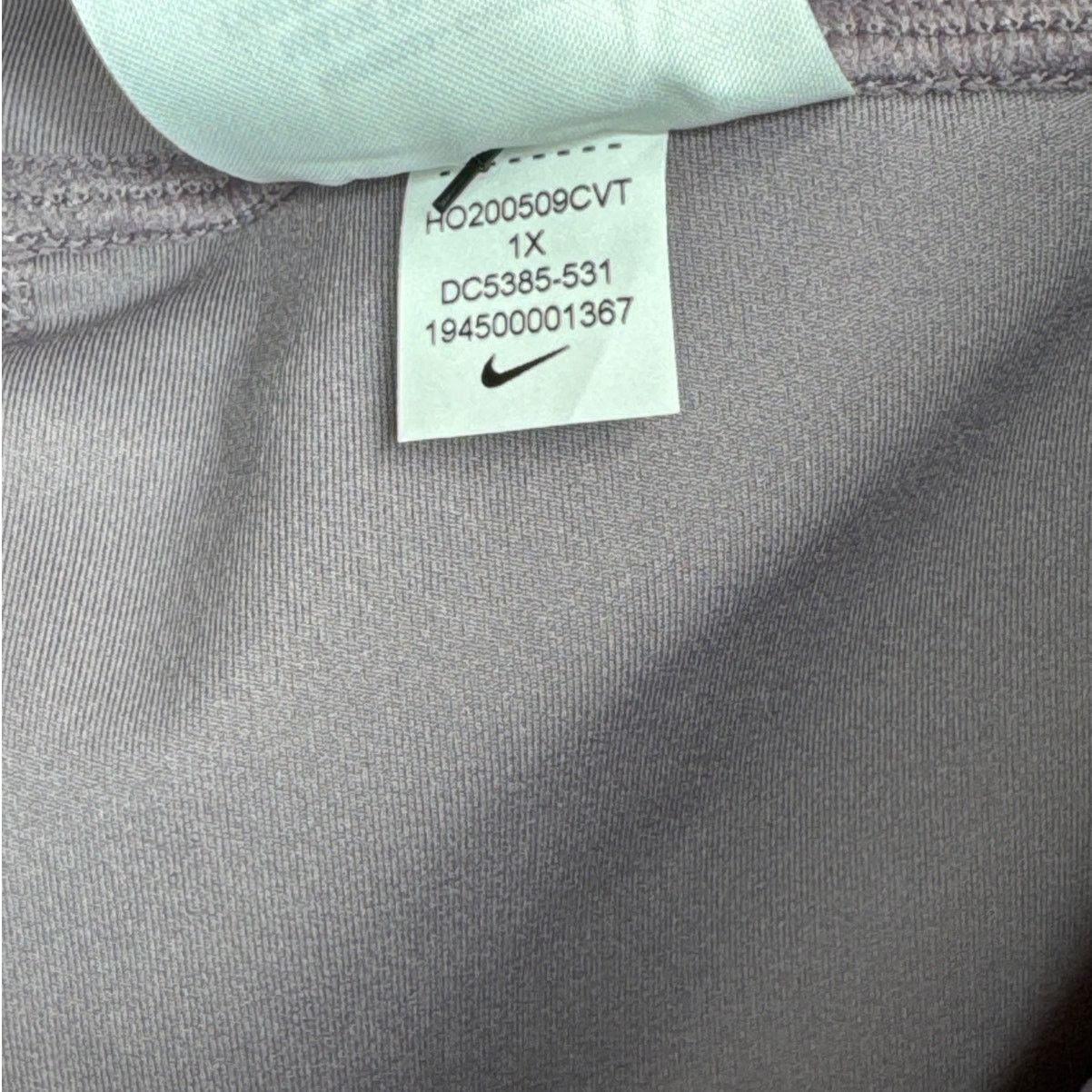 Nike Nike Dri-Fit One Luxe Lace Leggings In Purple Women's Plus Size 38" / US 16 / IT 52 - 7 Thumbnail