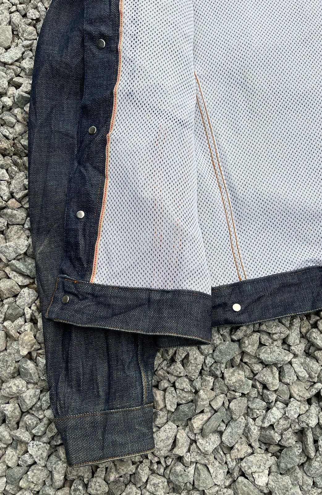 A.P.C. 🔥Vintage A.P.C. Japan Selvedge Denim Trucker Jacket Size US XS / EU 42 / 0 - 15 Thumbnail
