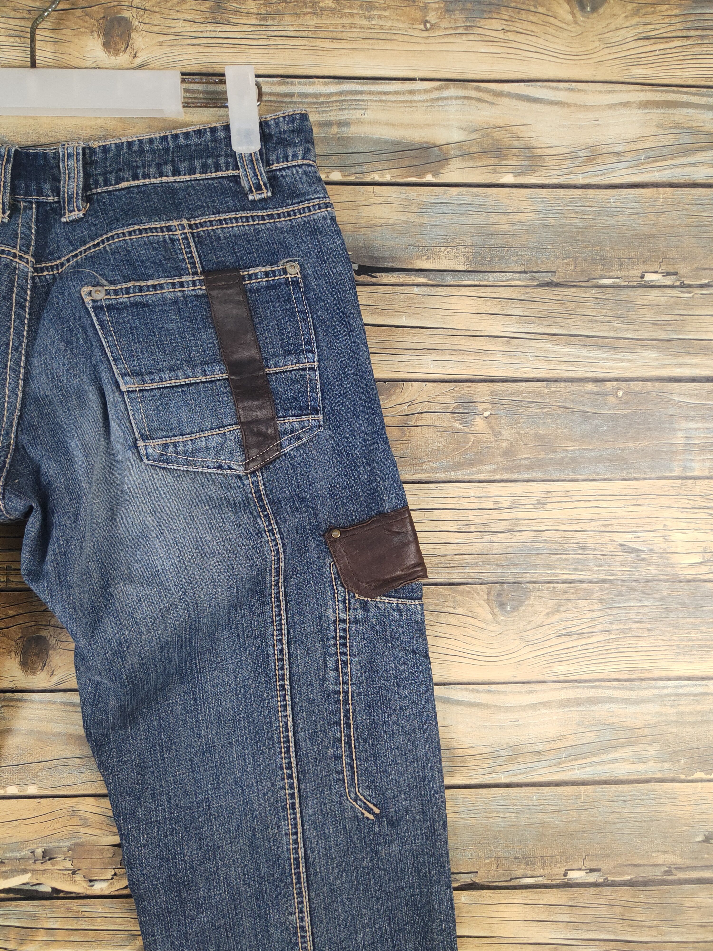 Comme Ca Ism DL Comme Ca du Mode Blue Distressed Ripped Jeans #1578 Size US 29 - 10 Thumbnail
