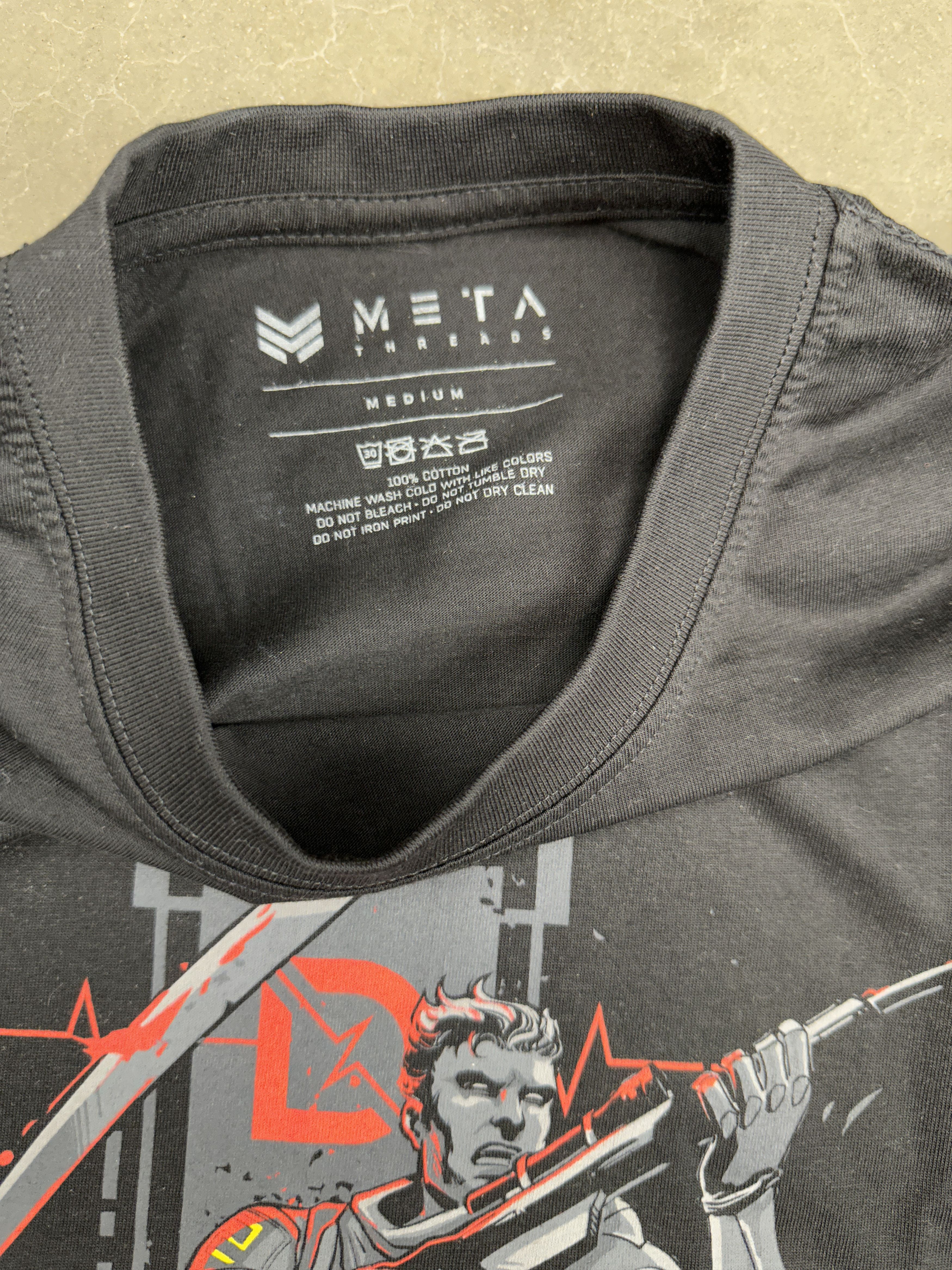Other META ALL THE WORK GAMING TEE - M Size US M / EU 48-50 / 2 - 4 Thumbnail