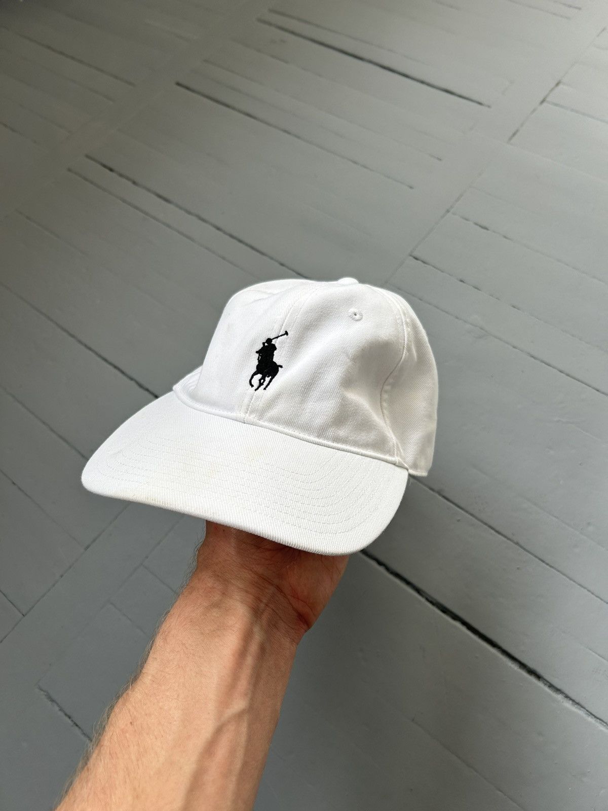 Polo Ralph Lauren Polo Ralph Lauren white cap with logo | Grailed