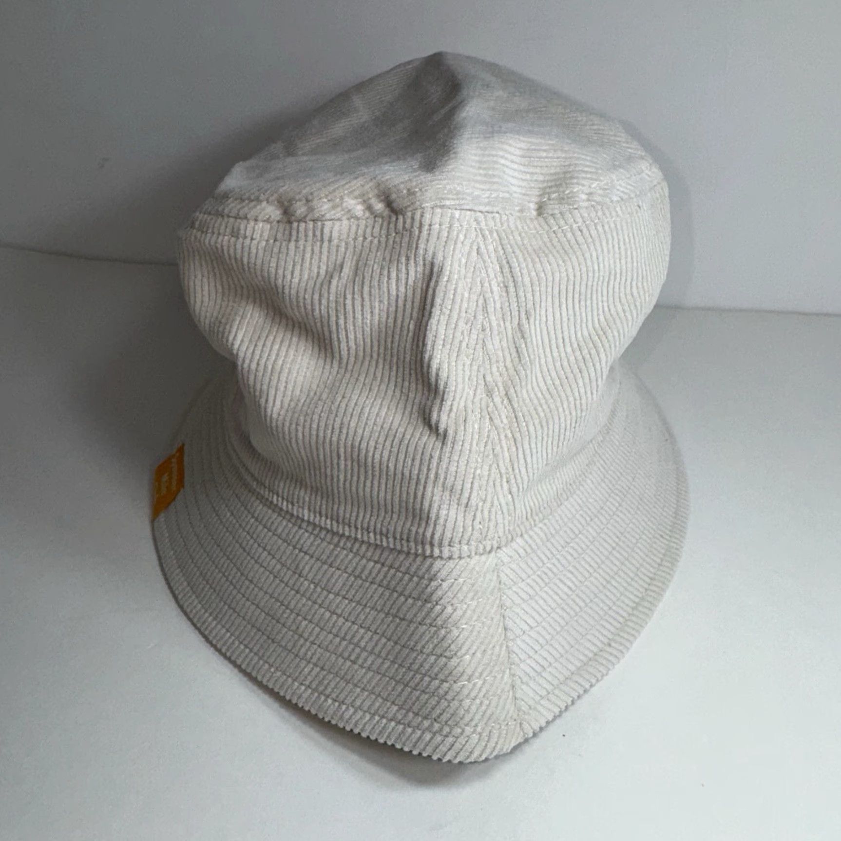 Vintage Hoka One One Bucket Hat Summer Mile Club Corduroy Tan Blue 7 Inch Head Mens Bucket Hat Size ONE SIZE - 3 Thumbnail