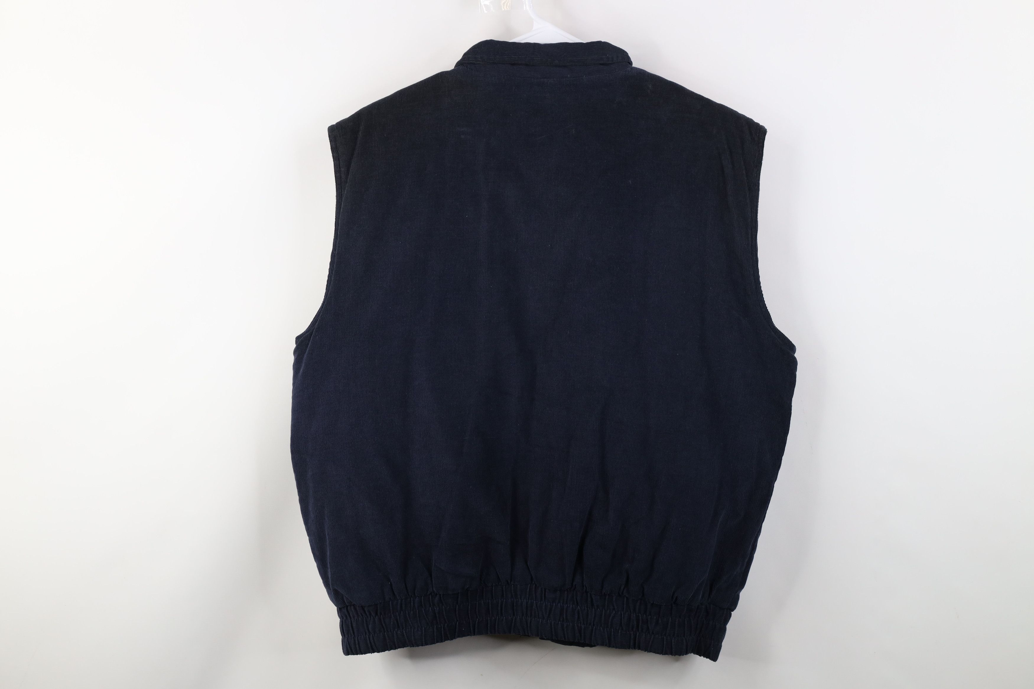 Vintage Vintage 90s Streetwear Lined Corduroy Puffer Vest Jacket Size US L / EU 52-54 / 3 - 15 Thumbnail