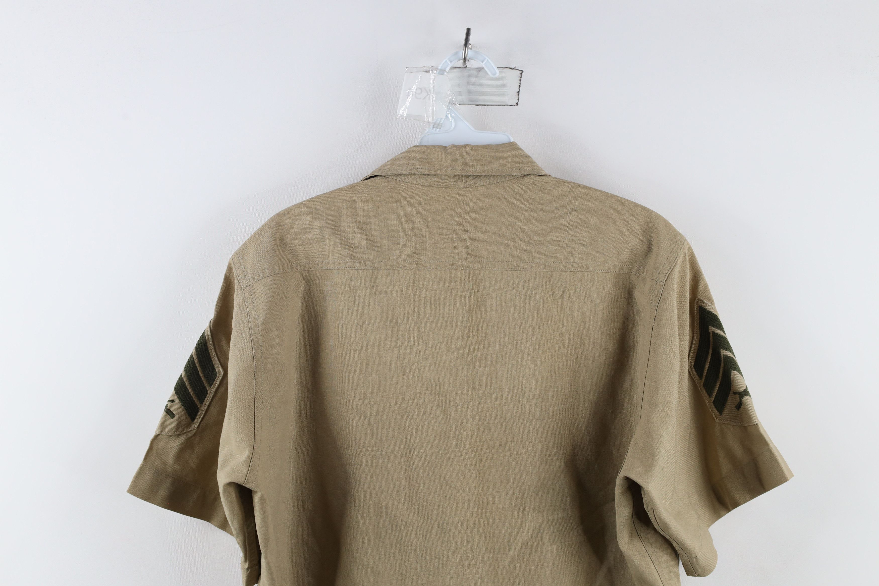 Vintage Vintage 60s 70s Vietnam War Military Field Button Shirt Size US L / EU 52-54 / 3 - 10 Thumbnail