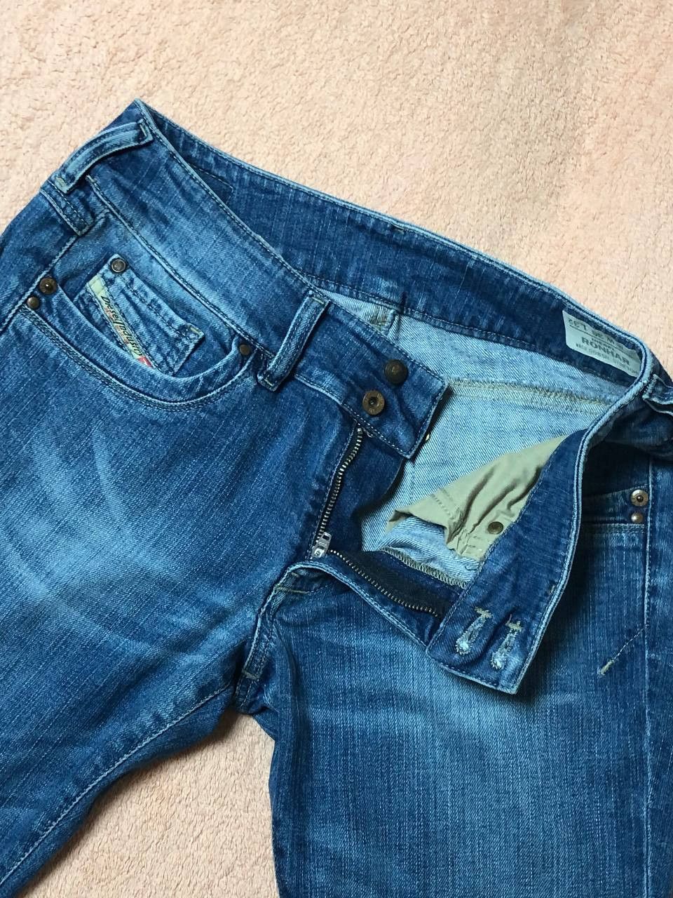 Diesel × Japanese Brand Vintage Diesel Y2K distressed Flare denim pants Size 30" / US 8 / IT 44 - 19 Thumbnail