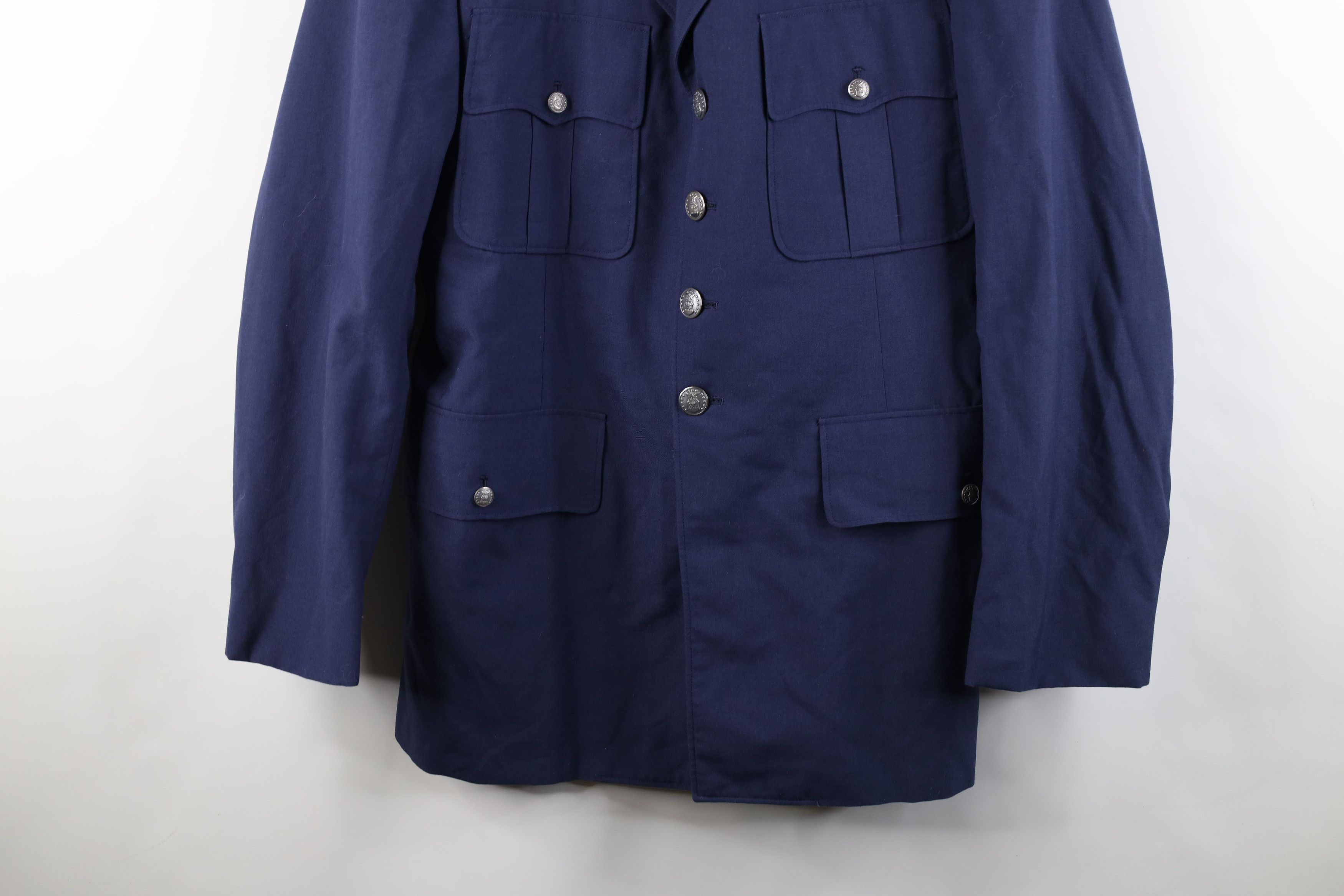 Vintage Vintage 70s Shade 1549 10 Oz Military Officer Jacket USA Size US L / EU 52-54 / 3 - 3 Thumbnail