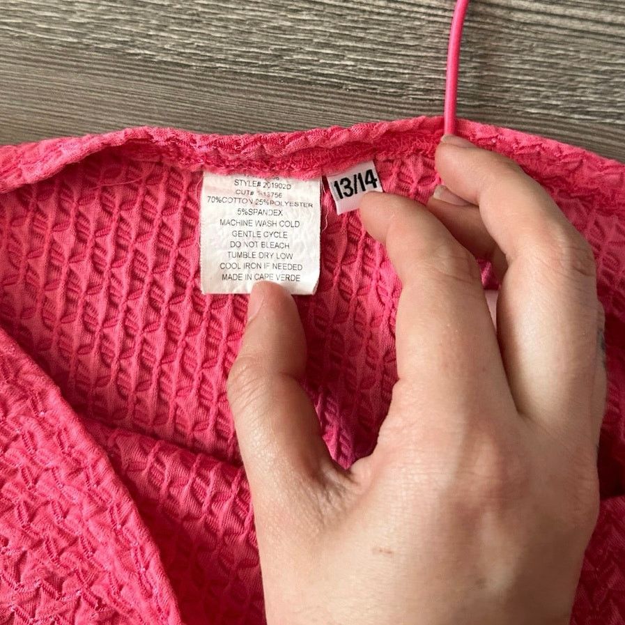 Other no brand pink ribbed tank top Size XL / US 12-14 / IT 48-50 - 3 Thumbnail