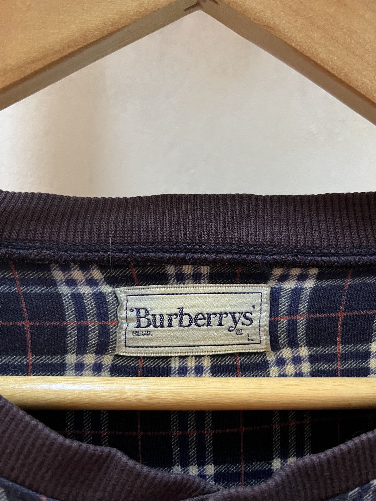 Burberry Vintage Burberry two button sweatshirt Size US L / EU 52-54 / 3 - 6 Thumbnail