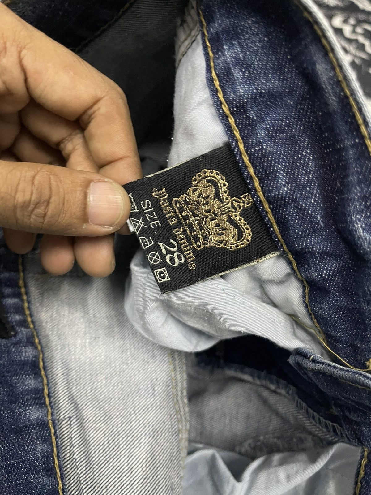 If Six Was Nine PASTA DENIM INSPIRED WASHABLE DENIM BRAND PASTA DENIM Size US 27 - 12 Thumbnail