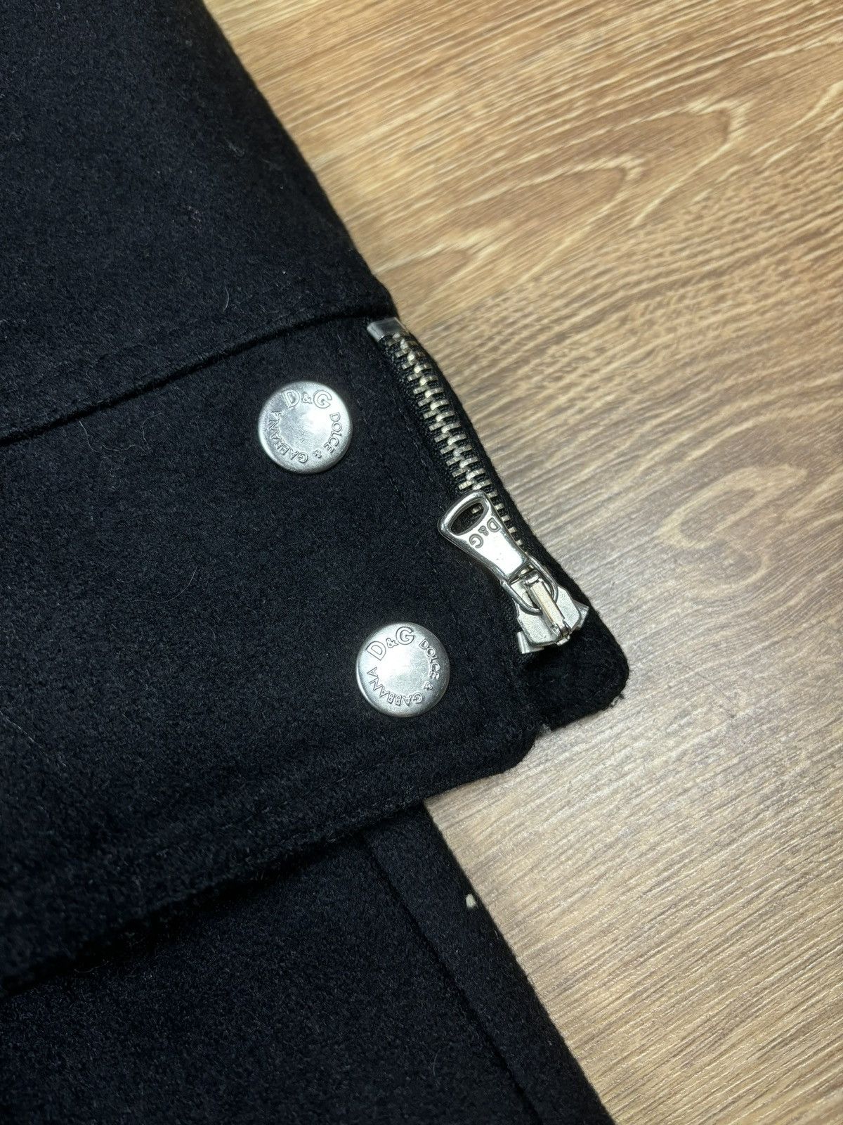 Dolce & Gabbana Dolce & Gabbana Studded Woolen Coat with Detachable Sleeves Size M / US 6-8 / IT 42-44 - 8 Thumbnail