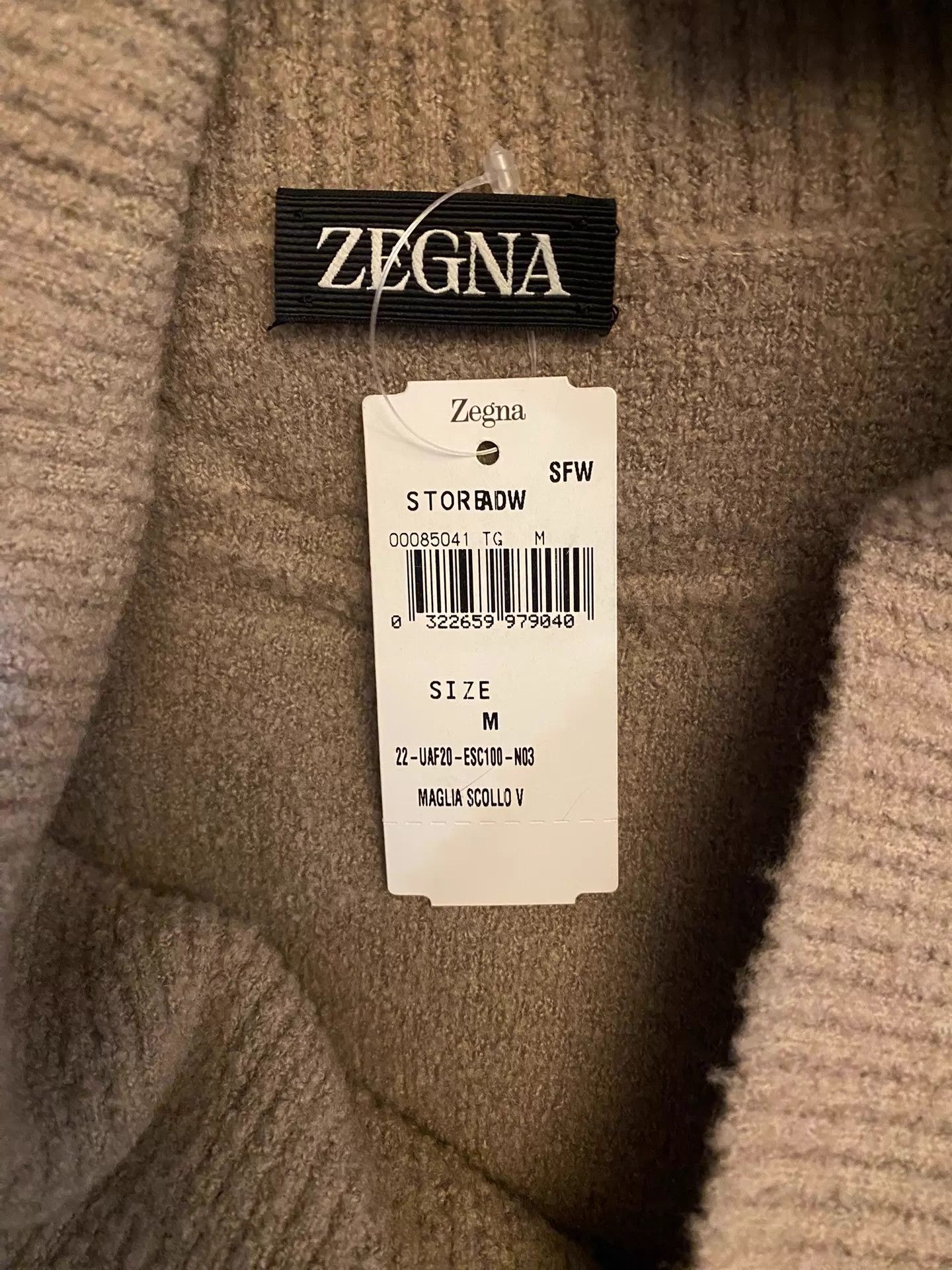 Ermenegildo Zegna ZEGNA Cashmere & Wool Dropped Shoulder M Size US M / EU 48-50 / 2 - 5 Thumbnail