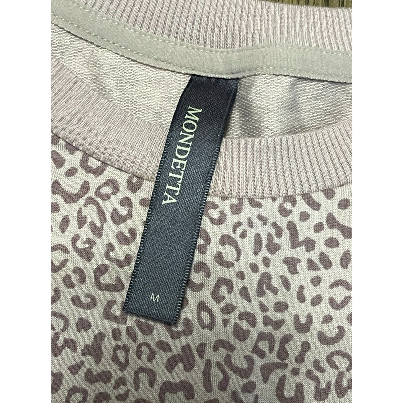 Vintage MONDETTA Shirt Women's M Pink Cheetah Print Long Sleeve Size M / US 6-8 / IT 42-44 - 7 Thumbnail