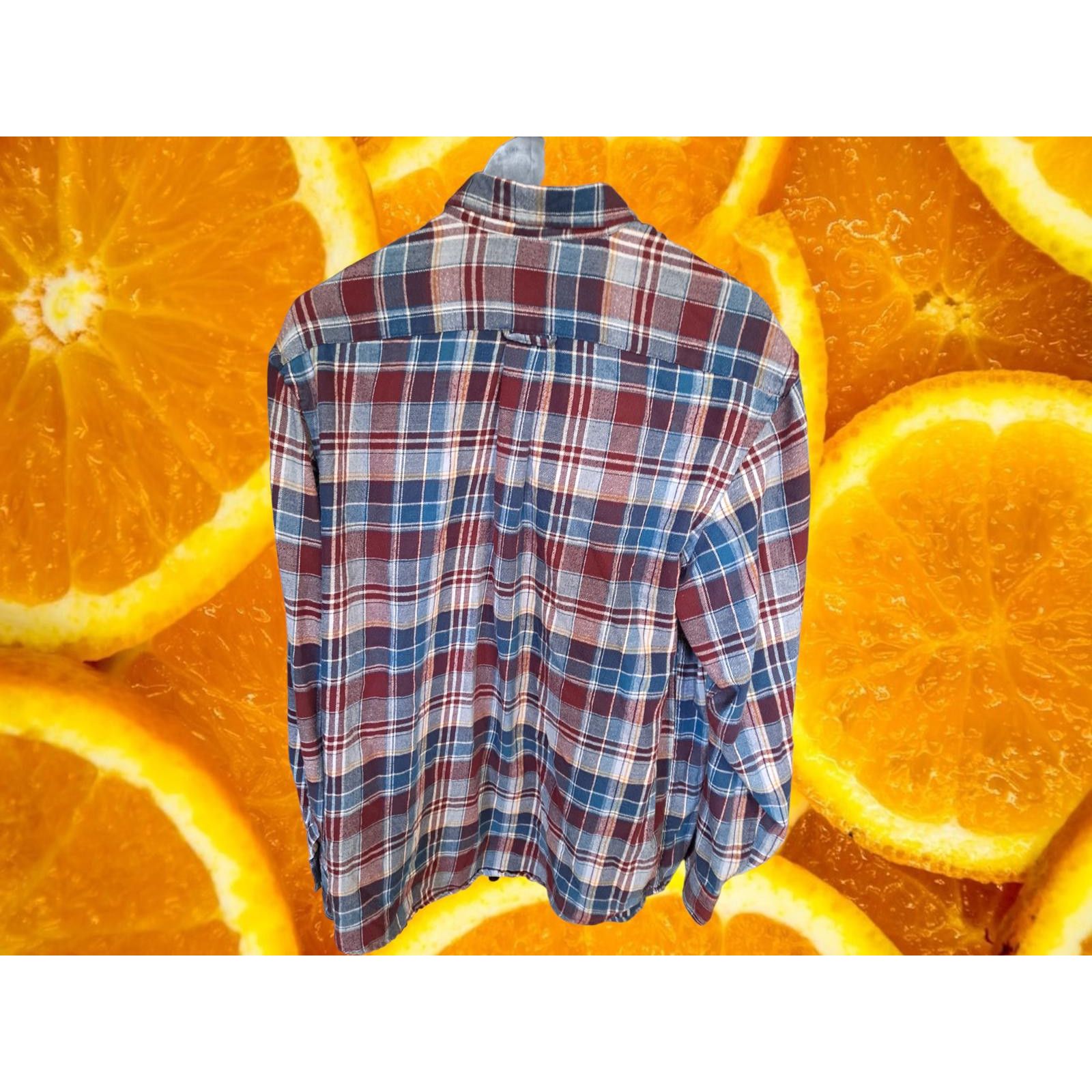 Izod Izod Red, Blue and White Flannel Shirt Size Large Size US L / EU 52-54 / 3 - 5 Thumbnail