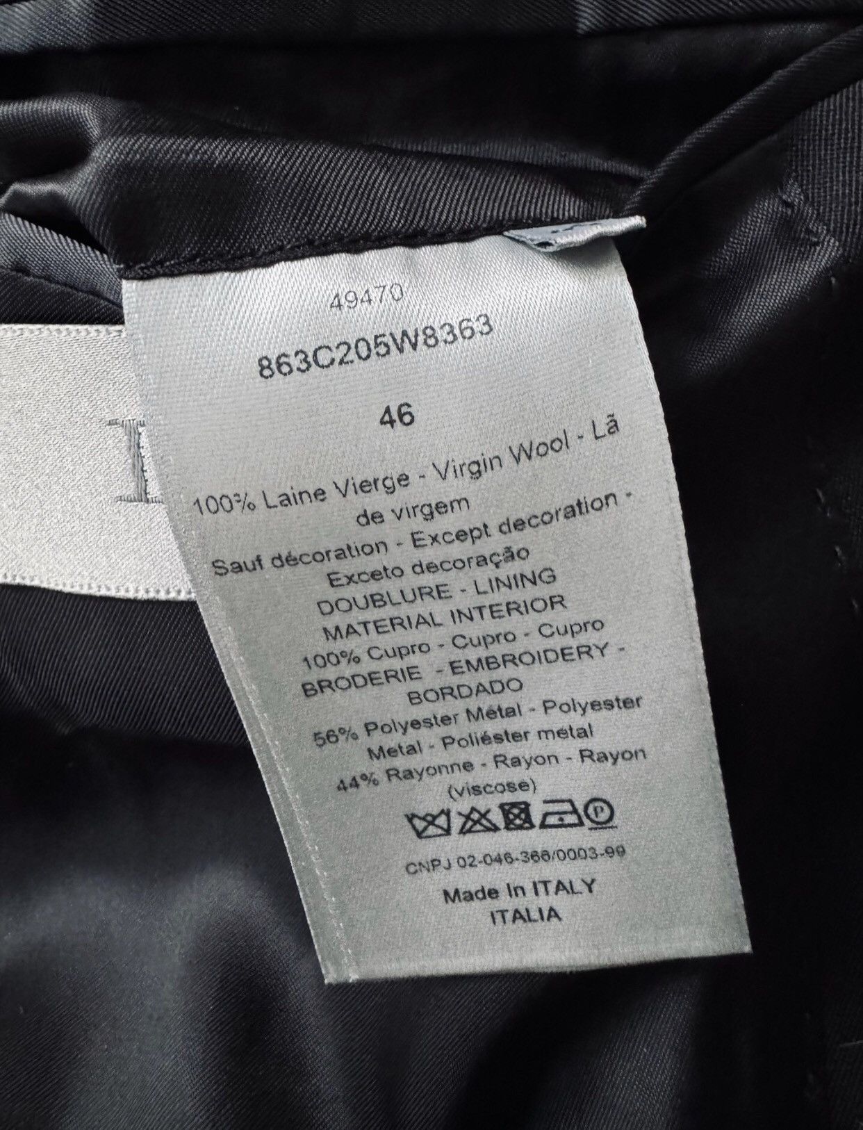 Dior Dior Homme 18SS Gold Capsule Series Suit2412-Nextarrow Size 46S - 7 Thumbnail