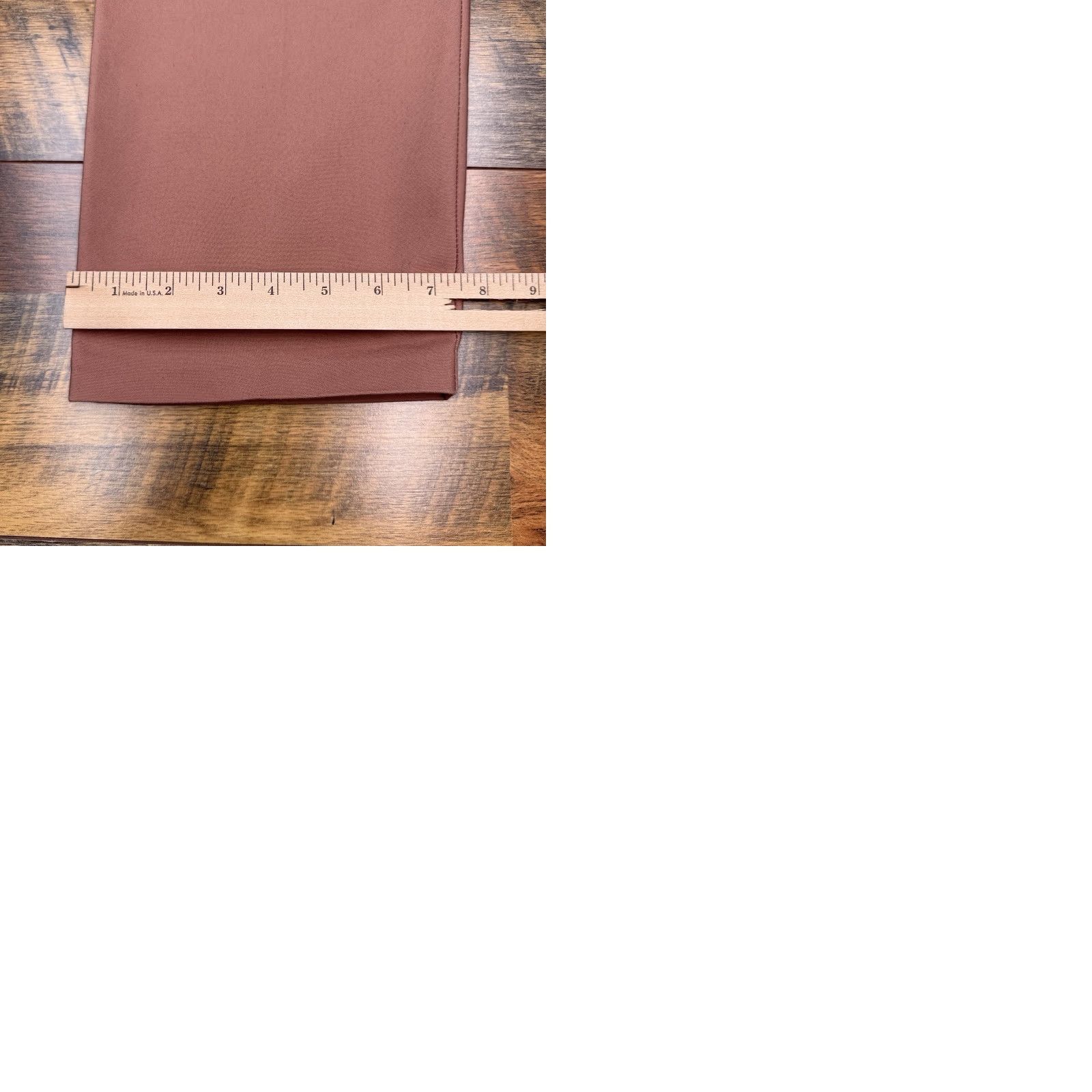 Lee Lee Regular Fit Straight Leg Pants 10P Petite Cognac Mid Rise Stretch Workwear Casual Travel Women's Pants Size 32" / US 10 / IT 46 - 10 Thumbnail