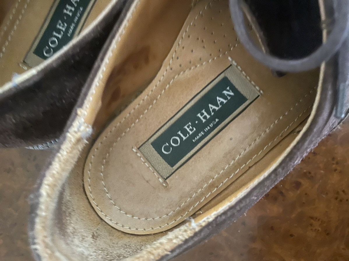 Cole Haan × Vintage Snuff Suede Cap Toe Oxford Size US 9.5 / EU 42-43 - 3 Thumbnail