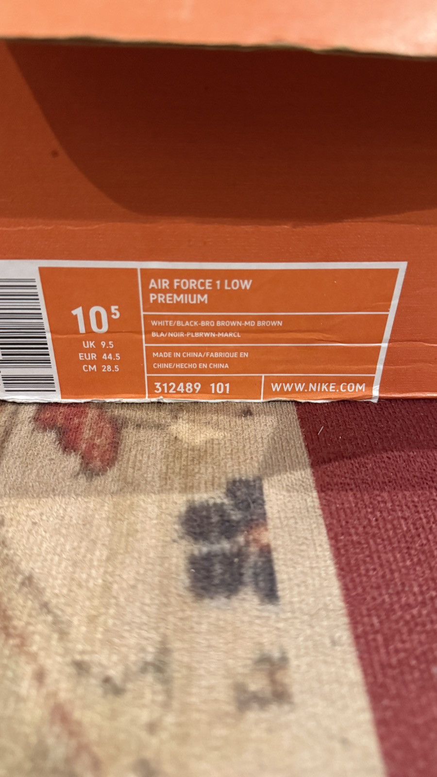 Nike Air Force 1 Low Premium “Escape” 2005 Size 10.5 - 312489-101 Size US 10.5 / EU 43-44 - 9 Thumbnail