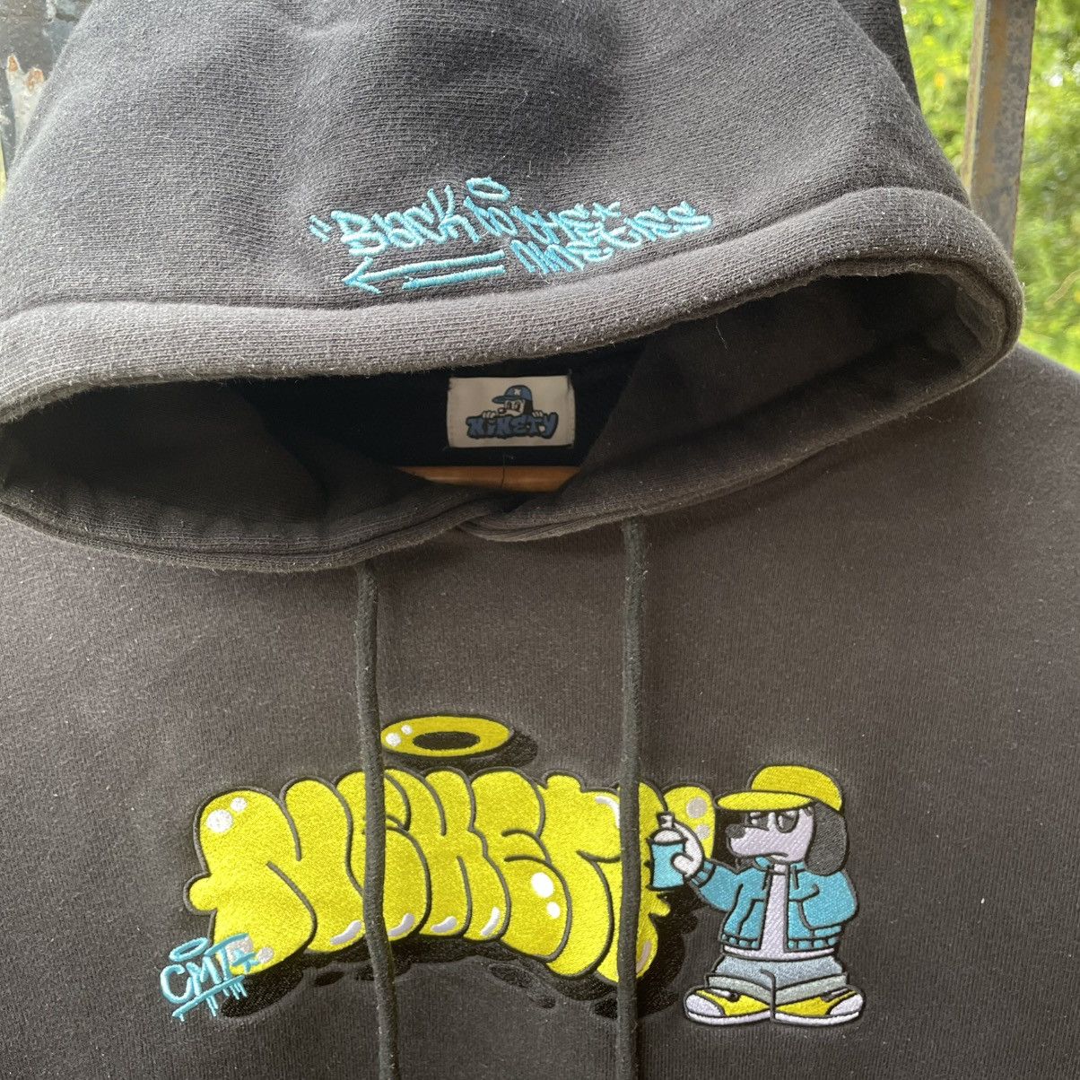 Rap Tees × Welcome Skateboards 🔥Vintage 90s Kikety Big Logo Skate Hip Hop Pullover Hoodie Size US L / EU 52-54 / 3 - 6 Thumbnail