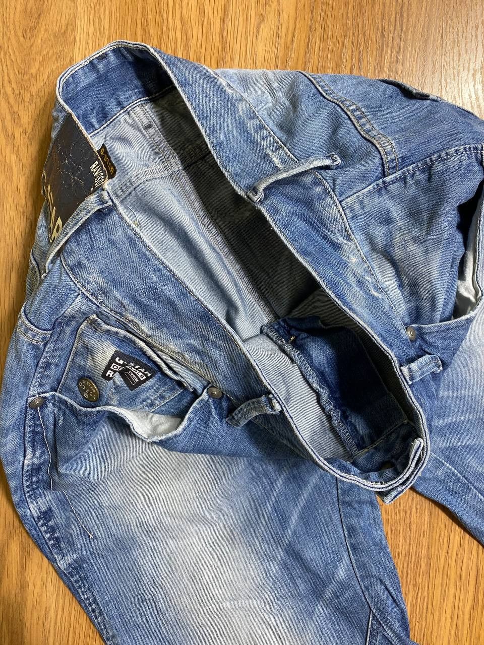 G-Star G Star Raw Mens Denim Pants Deconstructed Super Slim Jeans Size US 30 / EU 46 - 9 Thumbnail