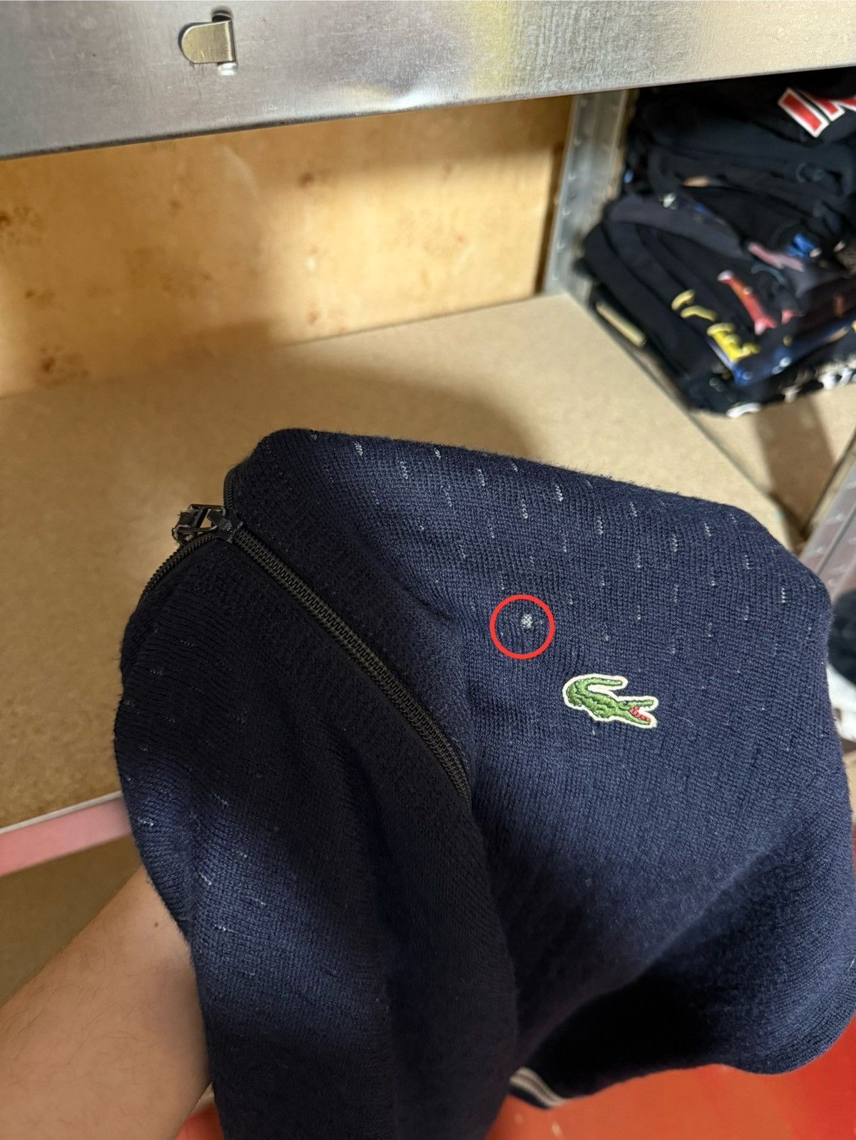 Lacoste × Vintage Vintage 90’s Lacoste Zip Pullover Retro Sweater Cardigan Size US XXL / EU 58 / 5 - 10 Thumbnail