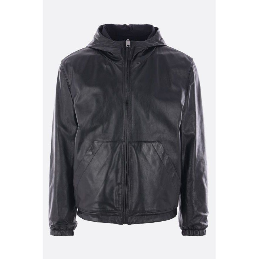 Dolce & Gabbana DOLCE & GABBANA Leather Nylon Reversible Jacket New & Authen Size US M / EU 48-50 / 2 - 1 Thumbnail
