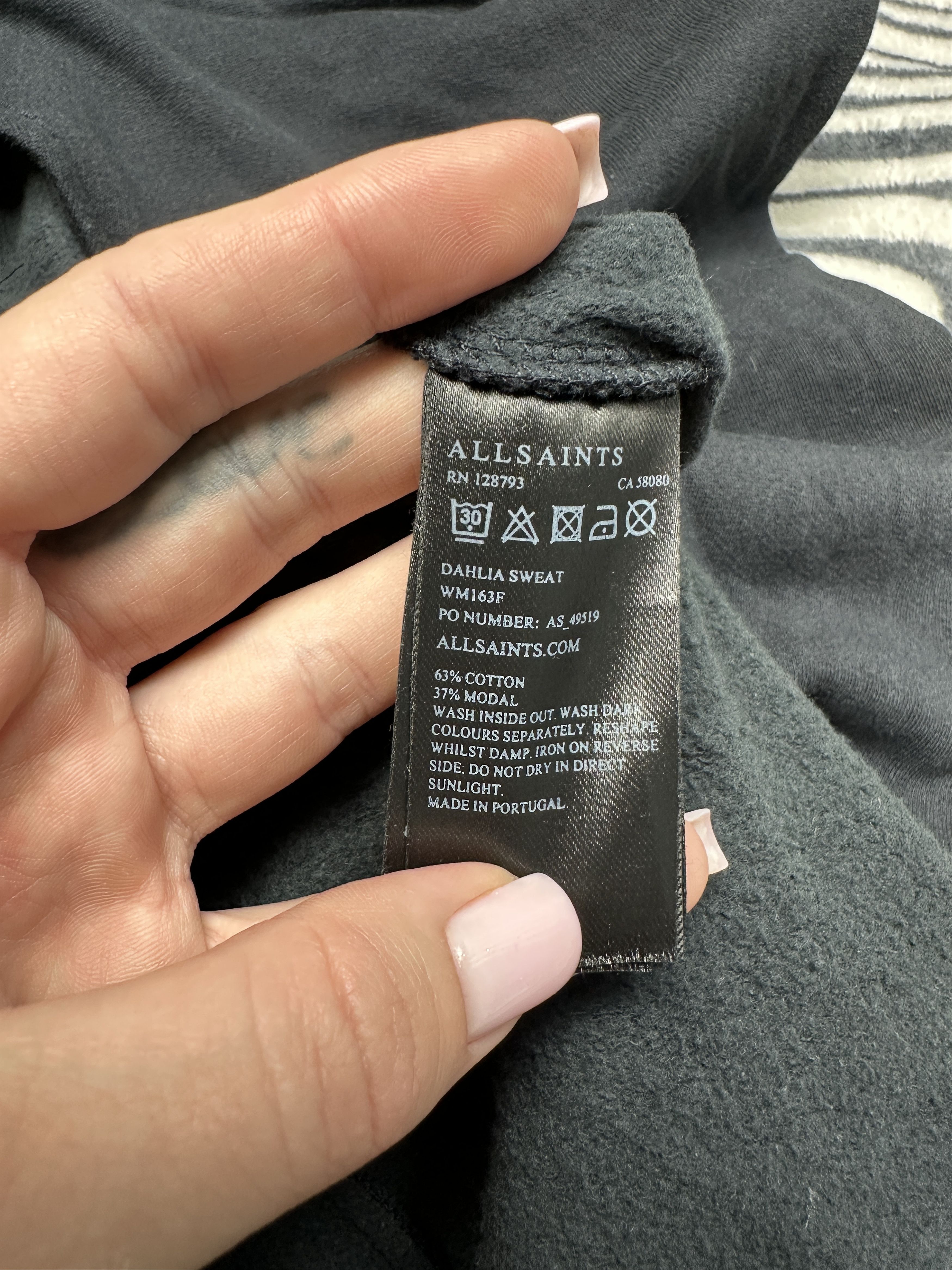 Allsaints Allsaints Mens Cardigan Dahlia Sweat Sweater Size US S / EU 44-46 / 1 - 5 Thumbnail