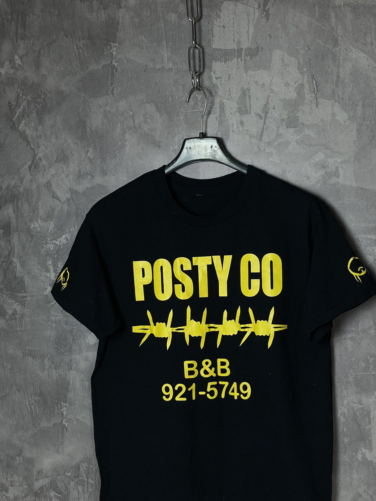Band Tees × Rap Tees Post Malone Mugshot Posty Co Tour Black T shirt S Size US S / EU 44-46 / 1 - 7 Thumbnail