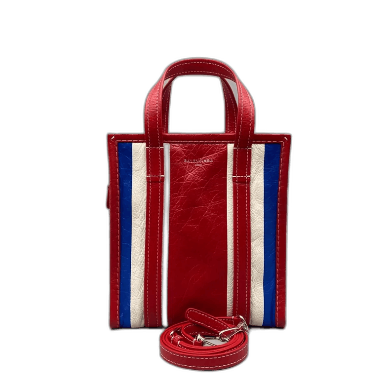 Balenciaga Balenciaga Bazar Colorful Stripe Shopping Bag Size ONE SIZE - 1 Thumbnail