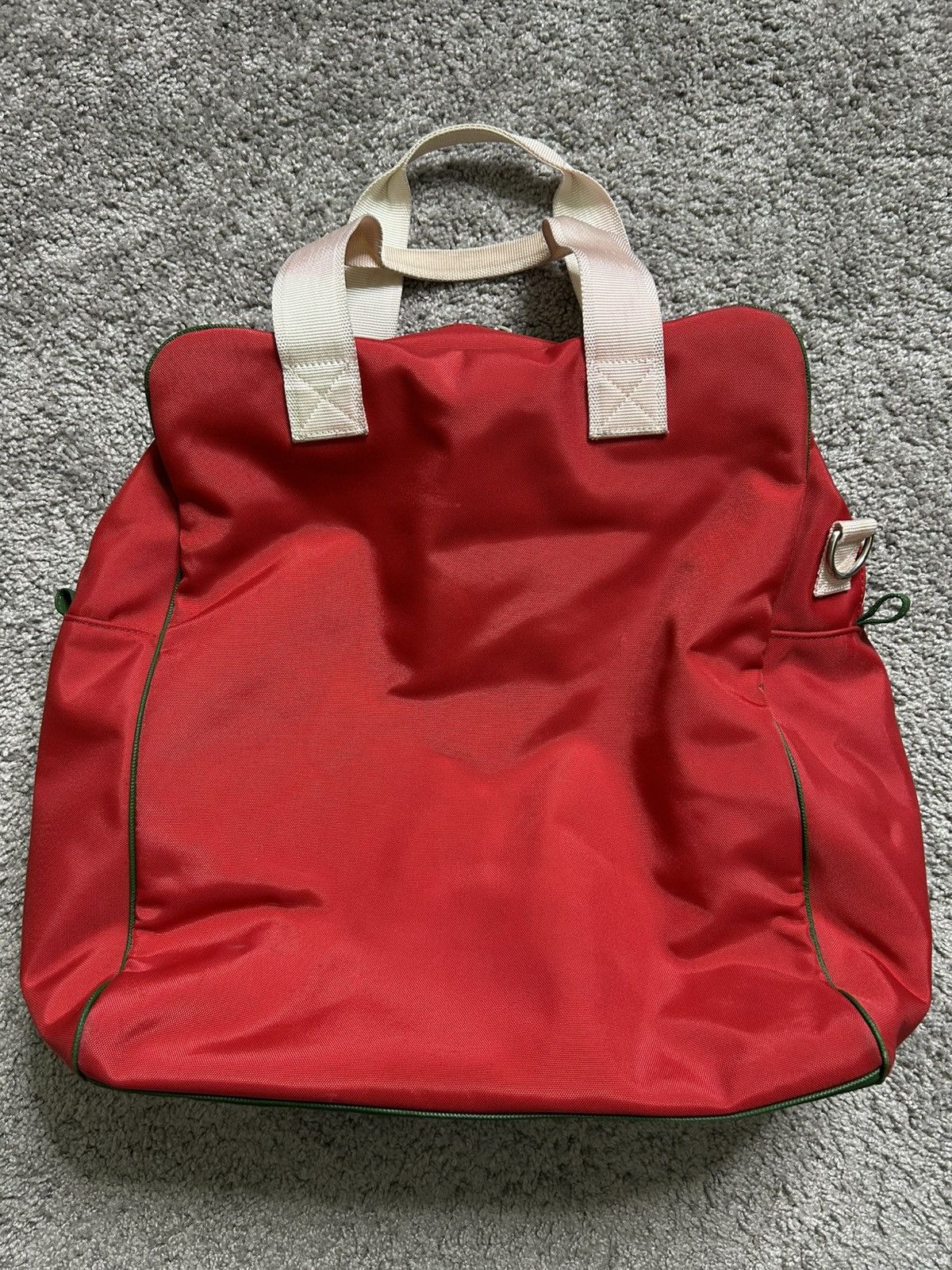 Lacoste Lacoste Nylon Retro Sport Bag Poppy Red Patch Size ONE SIZE - 4 Thumbnail