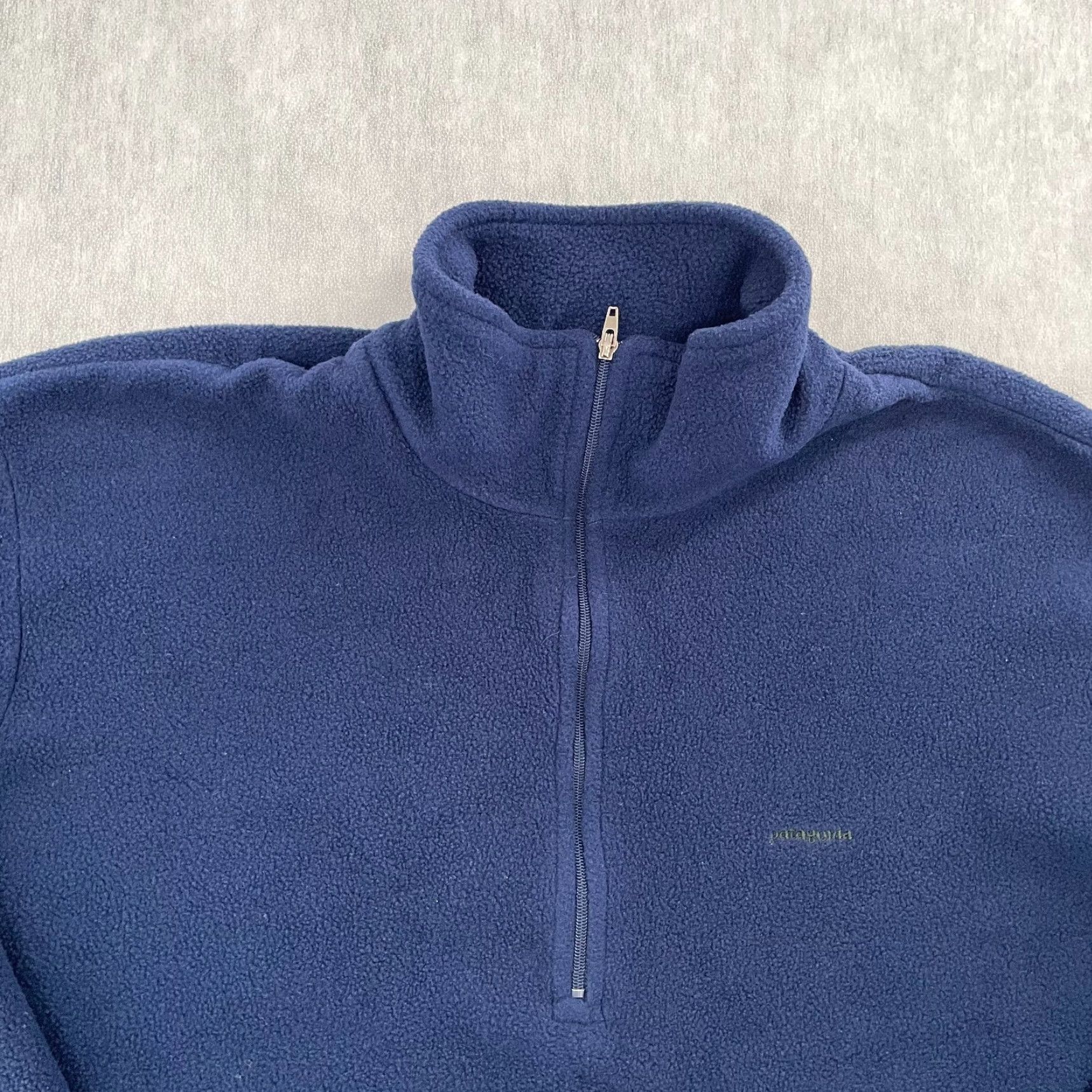 Patagonia VINTAGE Patagonia Sweater Adult Large Blue Capilene 1/4 Zip Pullover Fleece Mens Size US L / EU 52-54 / 3 - 3 Thumbnail