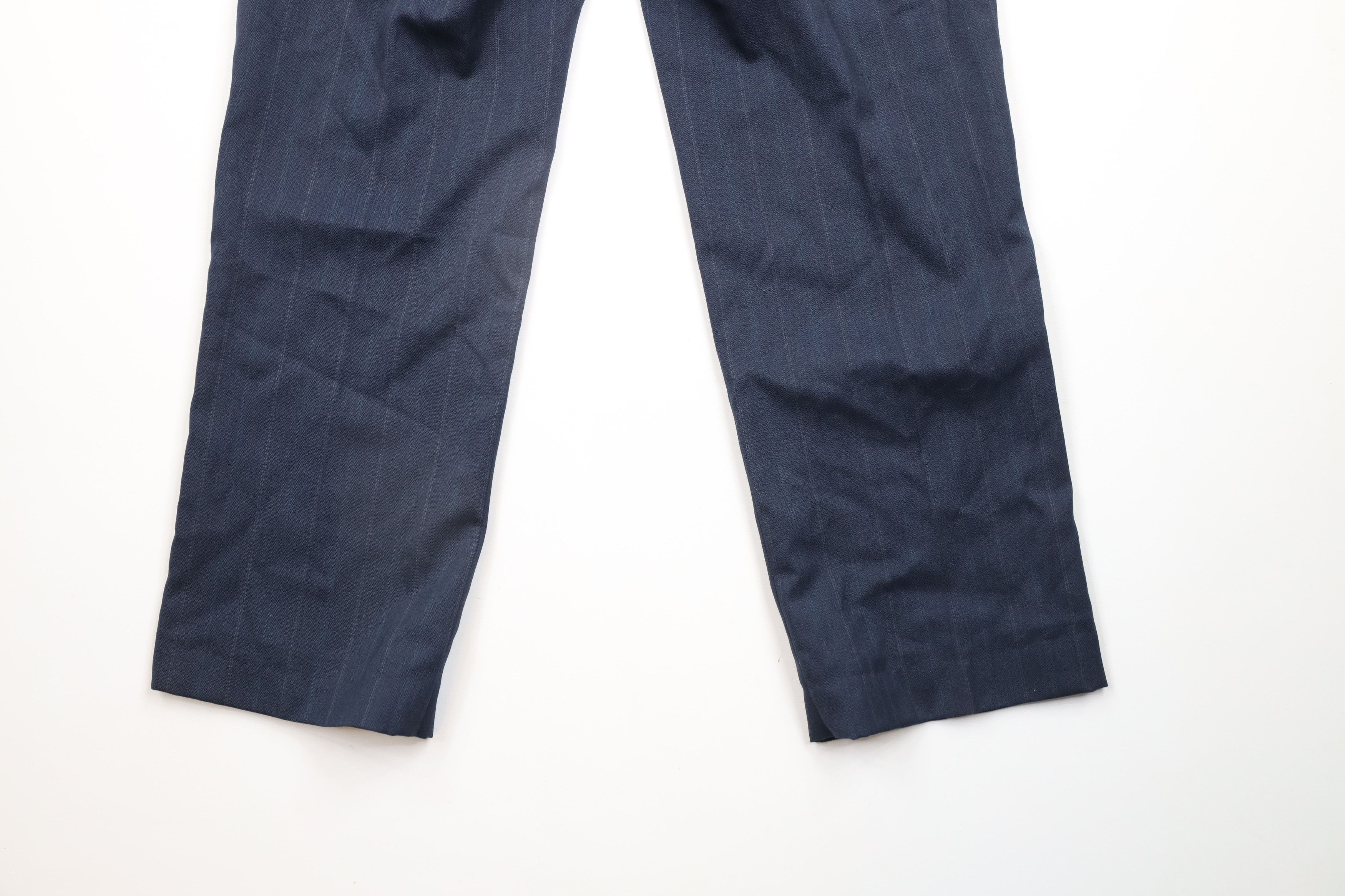 Vintage Vintage 70s Streetwear Pinstriped Pleated Wide Leg Pants USA Size US 32 / EU 48 - 10 Thumbnail