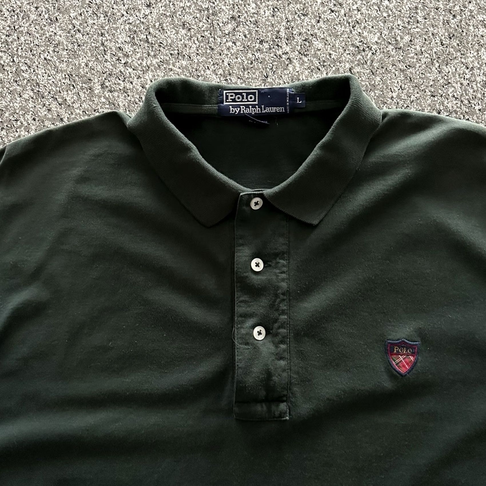 Polo Ralph Lauren Polo Ralph Lauren Polo Shirt Mens L Green Plaid Crest Logo Collared Polo Green Size US L / EU 52-54 / 3 - 2 Thumbnail