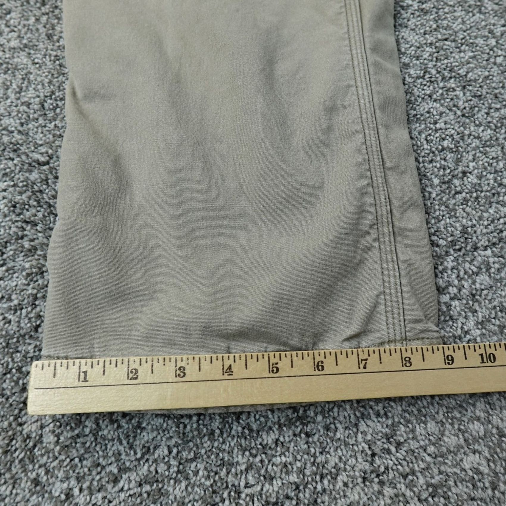 Vintage Duluth Pants Mens 38X30 Beige Brown Flex Fire Hose Cargo Utility Work Stretch Pants Size US 38 / EU 54 - 3 Thumbnail