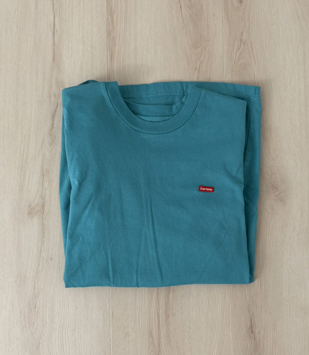 Supreme Supreme SS17 Small Box Tee Dusty Teal Size US M / EU 48-50 / 2 - 11 Thumbnail