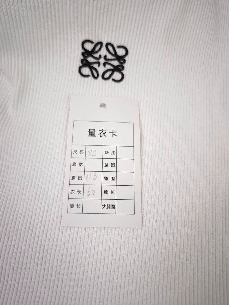 Loewe LOEWE Logo embroidered round neck loose long sleeve T-shir Size US XS / EU 42 / 0 - 5 Thumbnail
