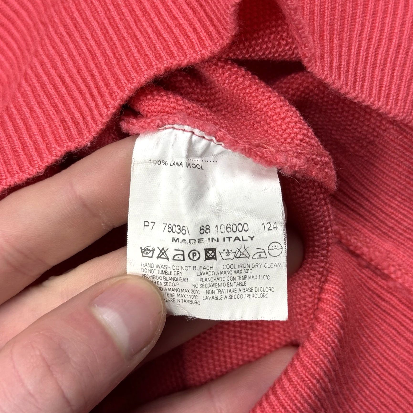 Paul Stuart VINTAGE PAUL STUART 90s CORAL PINK WOOL CREWNECK PULLOVER SWEATER LUXURIOUS MENS L Size US L / EU 52-54 / 3 - 5 Thumbnail