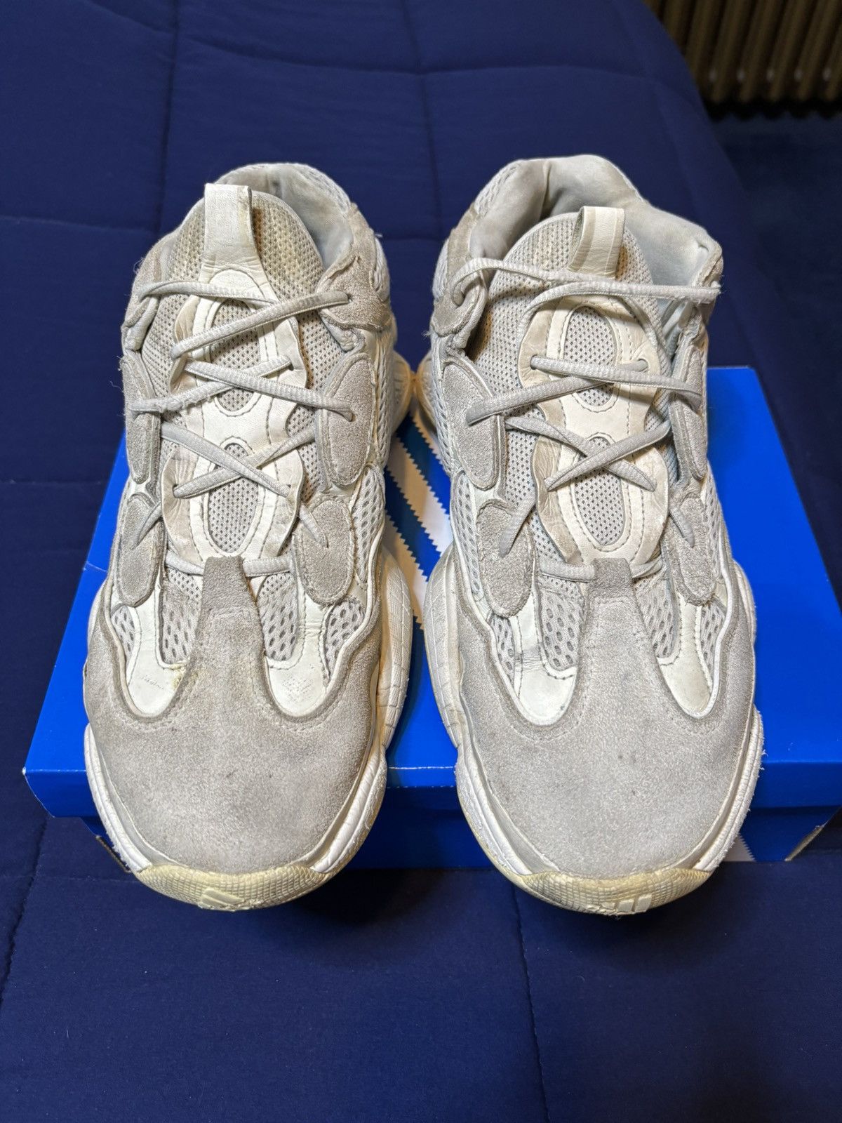 Adidas Adidas Yeezy 500 Bone White 2019 Size 13 Size US 13 / EU 46 - 2 Thumbnail