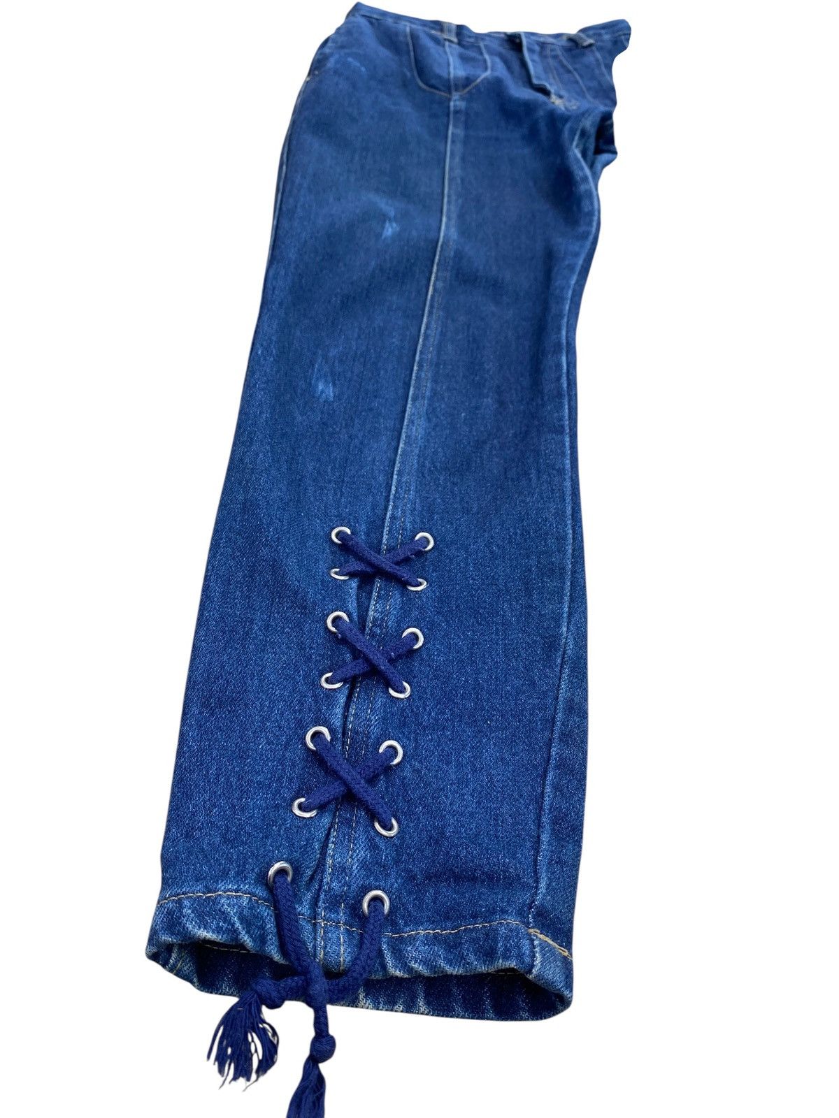 Japanese Brand Japanese Brand Tie Up Arrow Line Style Jeans Size US 26 / EU 42 - 5 Thumbnail