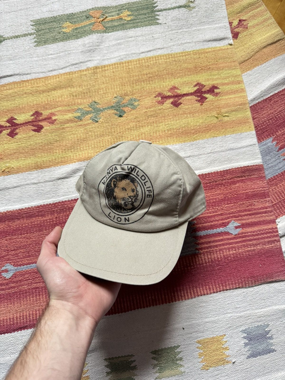 Camel Vintage 90’s Kenya Wildlife Safari Africa Hat Size ONE SIZE - 3 Thumbnail