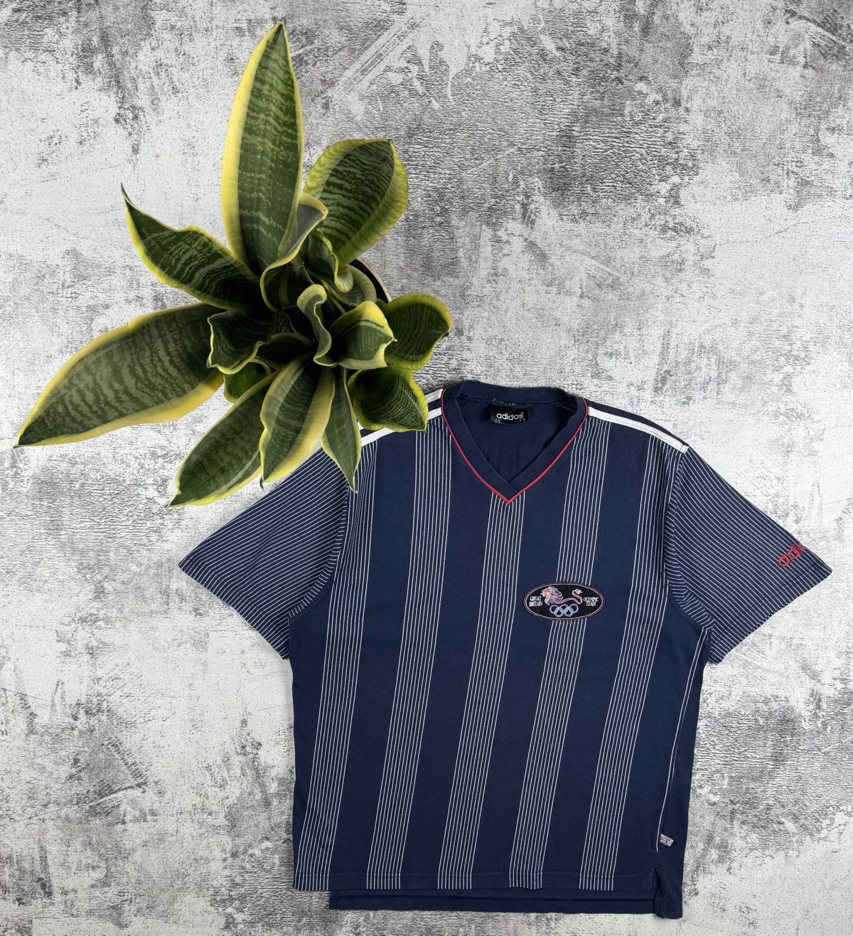 Adidas Adidas Great Britain Olympic Game Form 1996 2000 T Shirt Tee Size US M / EU 48-50 / 2 - 1 Thumbnail