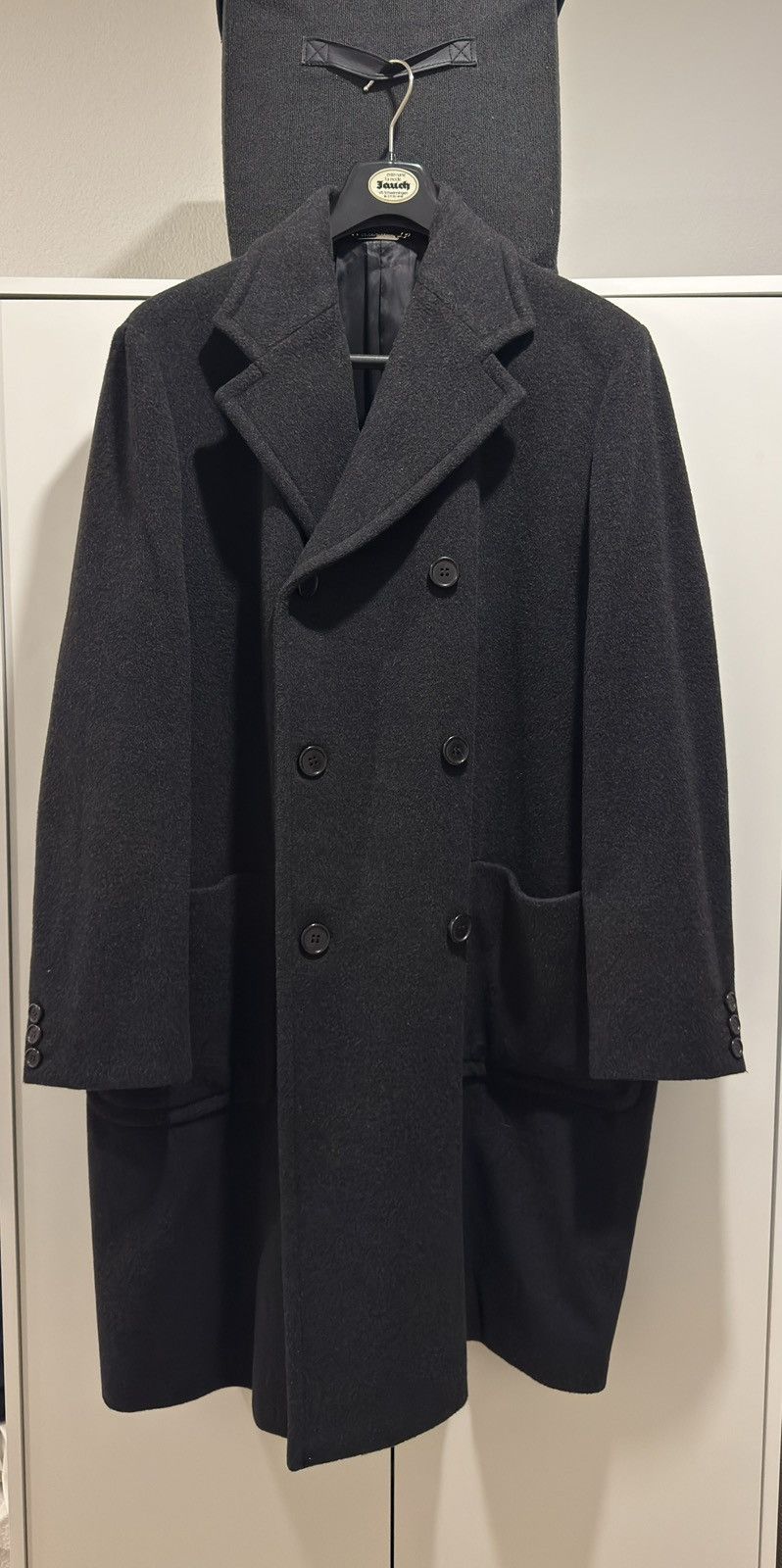 Dolce & Gabbana Dolce & Gabbana Double Chest Black Wool Coat Size US M / EU 48-50 / 2 - 2 Thumbnail
