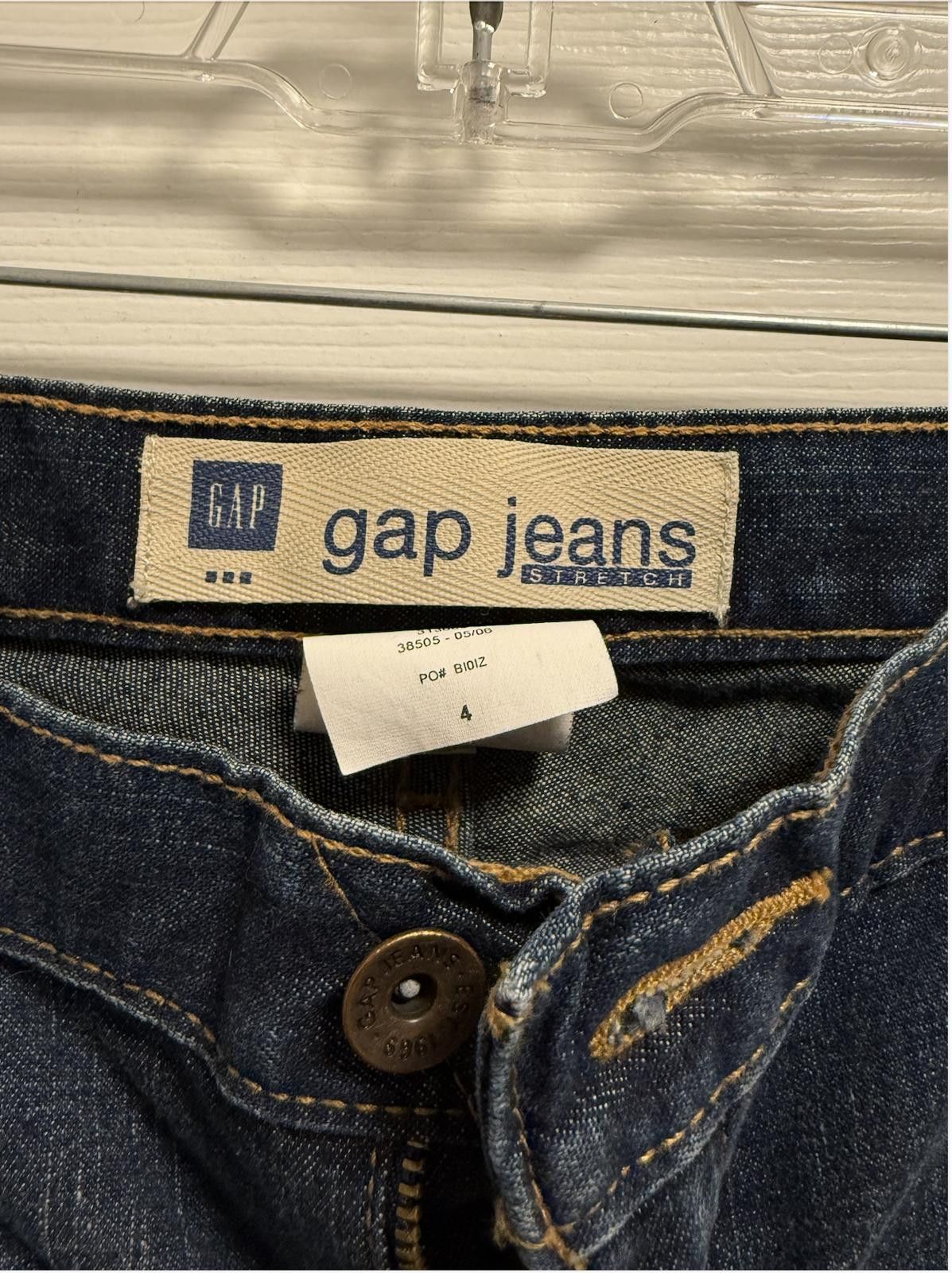 Designer Gap Bootcut Stretch Jeans Size 4 Guatemala Vintage Size 30" / US 8 / IT 44 - 2 Thumbnail